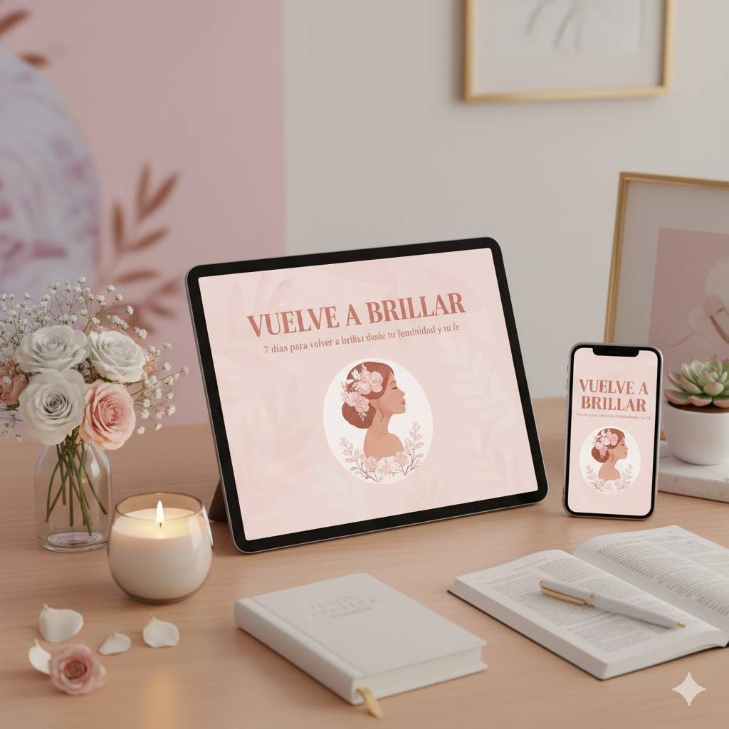 Vuelve a Brillar: 7 días para volver a brillar  desde tu feminidad y tu fe